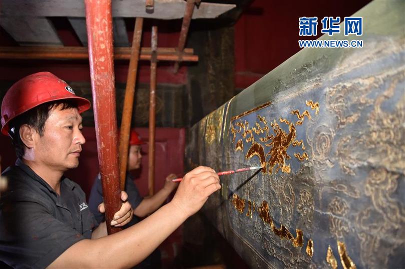 新华网：山东实施曲阜“三孔”古建筑彩绘保护工程